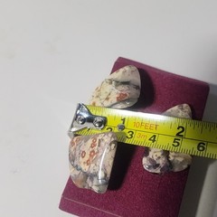 Polished Jasper Gemstones – Custom Cufflinks & Tie Bar Clip