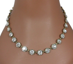 Ann Taylor Crystal Riviere Necklace Anna Wintour Georgian Revival Collet Collar