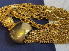 Vtg Costume Jewelry Lot Dauplaise CRL Avon Necklaces Bracelets Anklet Charms