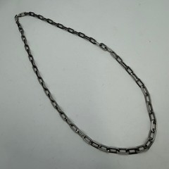 Vintage Italy 925 Sterling Silver Men’s Chain Necklace Unisex Jewelry 31.5g