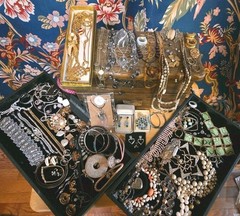 Huge Jewelry Lot Vintage to Modern All Wearable 100+ Pieces Avon, Monet, 925
