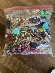 Vintage Costume Jewelry 4lbs 10oz Bag Many Wearable Or Re-Purpose for Crafting
