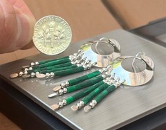 NOT AVAILABLE ! Sterling Dreachcatcher Vintage Sterling Silver Earrings