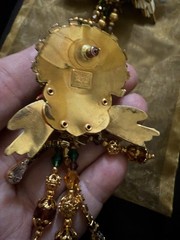 Lunch At The Ritz (LATR) Turkey Brooch / Pendant Earrings RARE VINTAGE Set