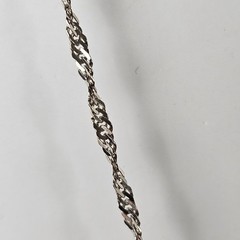 Vintage Italy 925 Sterling Silver Twisted Chain Necklace 29″L – 5.45g