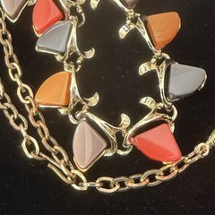 Vintage 1950’s 1960’s Thermoset Necklace Earrings Bracelet Lot Set Parure
