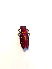 Trio of Vintage Czech Insect and Animal Pins