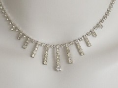 Necklace Chain Rhinestone Wedding Celebration 10.7 G/39 Cm