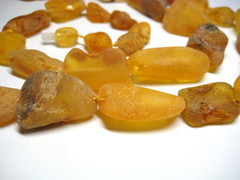 Raw Massive Genuine Unpolished Baltic Amber Necklace 43 g. 29 in !!!