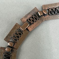 Vintage Renoir Copper Necklace q3z