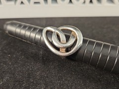 Scandinavian Modernist Sterling Ring Signed ND Size 5.5