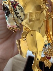Lunch At The Ritz (LATR) Vintage Carousel Horse Set Brooch/Pendant Earrings
