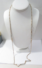 Vintage Lucite and Gold Tone Link Emmons Necklace