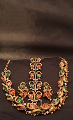 1950’s Adolph Katz Era CORO Scheherazade Jewel Tone 3 Piece Rhinestone Demi Set