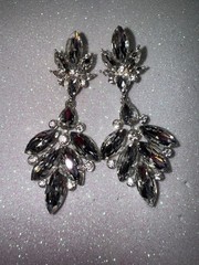 Vintage Statement Rhinestone Earrings