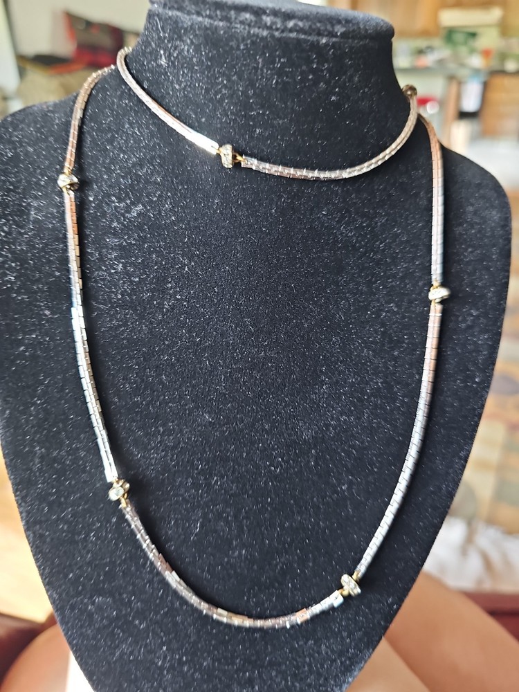 Vintage Les Bernard Inc 30” Necklace Long