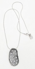 Retired Silpada G&H Sterling Silver Pearls Swarovski Crystals Modernist Necklace