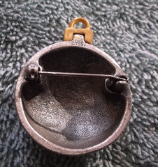 Vintage 1997 Pewter The Joy You Give To Others…Pewter Christmas Ornament Pin