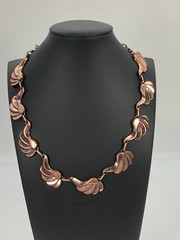 Vintage Renoir Copper Necklace Adjustable Length Mid-Century Mod 1950s Modernist