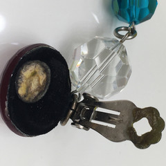 Vintage Statement Drop Clip-On Earrings