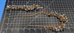 Vintage Juliana D&E Rhinestone Crystal Cha-Cha Necklace & Bracelet Set