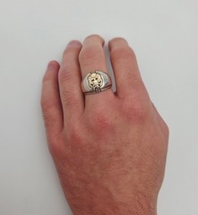 The Greatest Generation Vintage Ring Sterling Silver The Great Seal USA WW2 WW1
