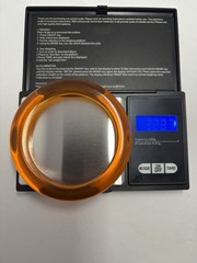 Vintage Art Deco Bakelite Bangle Bracelet- Tested – Orange juice- Tangerine-