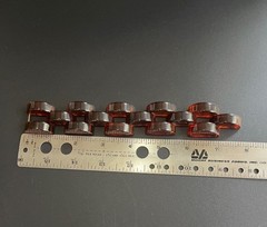 MCM BEAUTIFUL VINTAGE BAKELITE TRANSLUCENT AMBER COLORED BRACELET RARE
