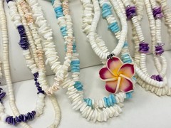 Vintage Y2K 90s Puka Shell Heishi Necklace Bracelet Lot 10 Surfer Hawaiian Beach