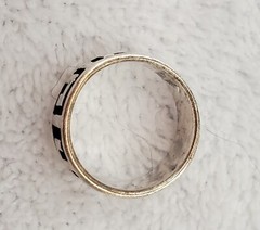 Vintage Sterling Silver 925 Band w/ Geometric Pattern in Size 6.25 – New!
