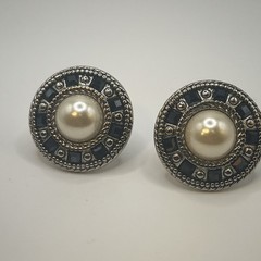 Vintage Clip On Earrings Flower, Crystals, Flowers, Feed, Colorful,