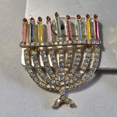 Sugarfix by Baublebar Light the Candles Menorah Stud Earrings Colorful Enamel