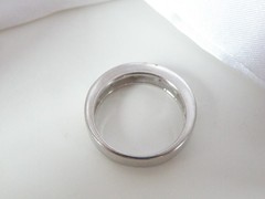 Berricle Sterling Silver 925 Baguette CZ Channel Set Vintage Band Ring Size 7