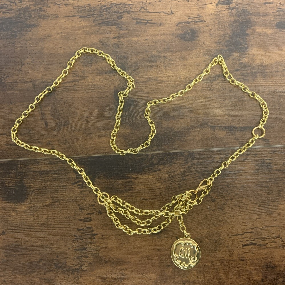 Chi By Falchi Chain Belt Vintage Fashion Jewlery Estate Find Nice Rare Gold Tone