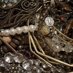 Vintage to Now Jewelry Lot, All Wearable Untested. No Broken. Box A9