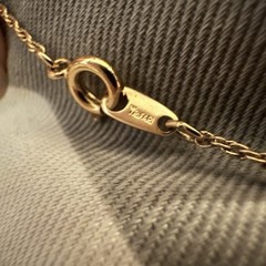 Crown Trifari Heart Necklace Charm Holder Ring Keeper Gold Tone Vintage Hearts