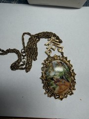 Beautiful Vintage Mode Art Asian Themed Necklace