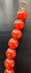 NEW Vintage Metropolitan Museum Of Art MMA Carnelian Cabochon 24k Gold Necklace
