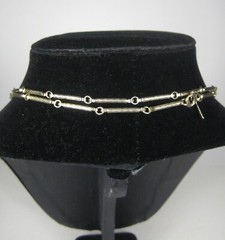 Paradise Brand Necklace Panel Chain 56 in Jewelry VTG Goldtone Cocktail Lariat