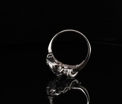 Vintage 0.39cttw I Si Diamond Set 14ct White Gold Ring Size L1/2 Val $3785