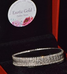 AUTHENTIC ROBERTO COIN 2.08CT DIAMOND FLEXIBLE LINE BRACELET IN SOLID 18K GOLD