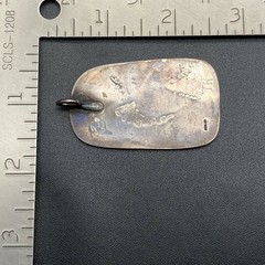 Vintage Southwestern Rabbit Hare Sterling Silver Pendant Hopi Style