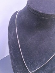 Vintage 12K Gold Filled 24 inch Chain Necklace W/ 925 Pearl Pendant