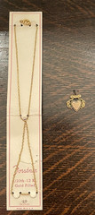 Vintage 13″Forstner 12kt. Gold Filled Woman’s/Child’s chain & pendant w/initials
