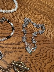 Vintage to Modern Lot 10 Bracelets Beaded Charm Bangles Cuff Chain Faux Pearls