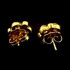 TEMPLE ST. CLAIRE 18K YELLOW GOLD MOONSTONE & DIAMOND EARRINGS
