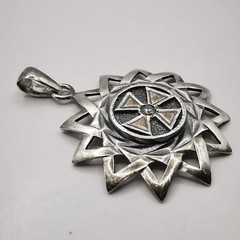Vintage Elegant Pendant Star of Erzgamma, made of 925 silver, Feonite, 6.72g