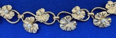 Vintage 1956 1/20 12k Gold Filled and Small Pearls Bracelet-7 1/2″ Long
