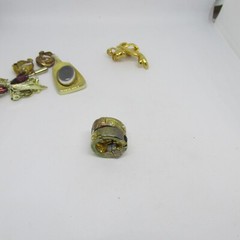 Jewelry Vintage Many pieces wearable 5 oz. Ring Earrings Pendants Stick Pin