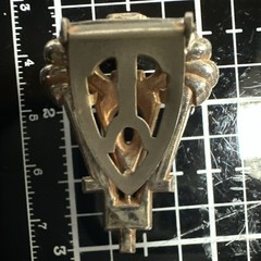 Vintage Gold Tone Dress/Scarf Clip Clear Round Rhinestones Women Fashion